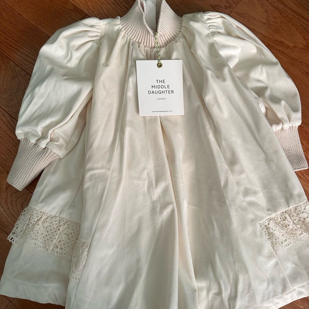 Cream Formal Kids Dress